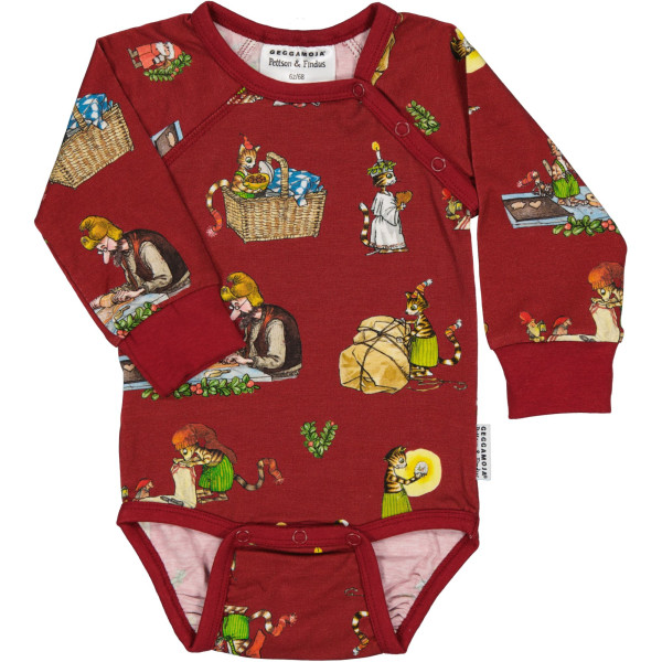 Body Pettersson & Findus Weihnachten rot