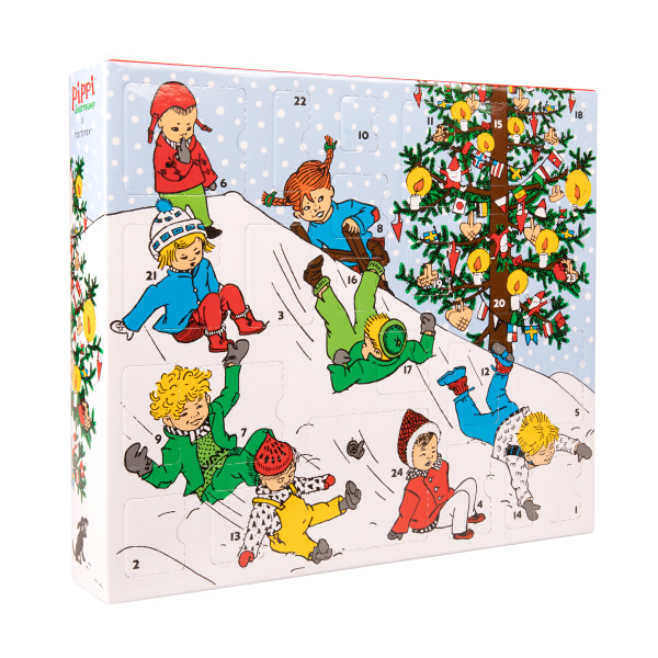 Pippi Adventskalender Pippi Langstrumpf im Schnee