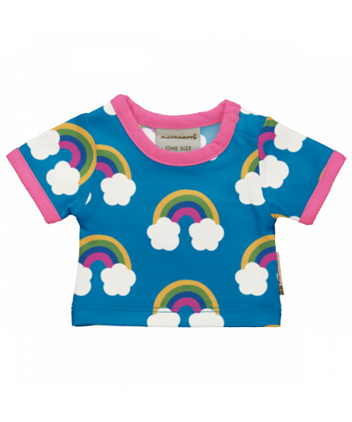 Maxomorra Shirt für Puppen Farm Rainbow