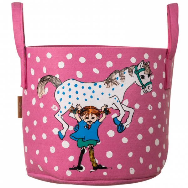 Muurla Pippi Aufbewahrungskorb rosa (30 Liter)