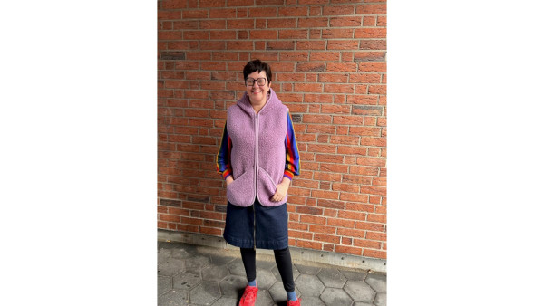 Alwero Weste mit Kapuze Everst Adult lila