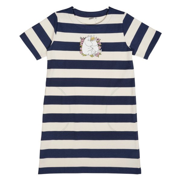 Kleid Mumin gestreift Mumintroll & Snorkfräulein
