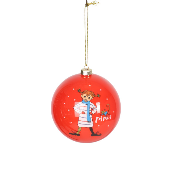 Weihnachtskugel Pippi Langstrumpf 3er Set