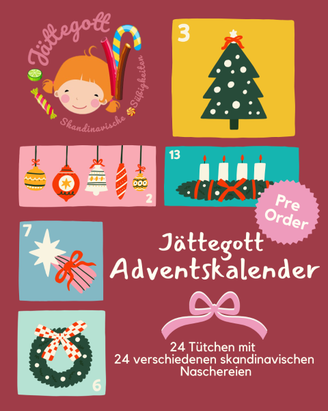 Adventskalender Jättegott - Süßigkeitenkalender