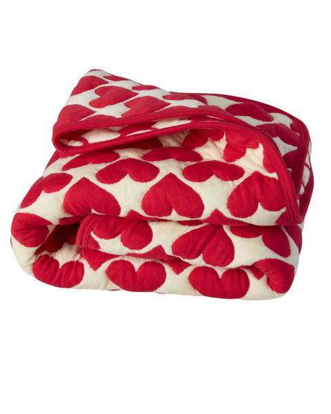 Babydecke Herzen Steppdecke