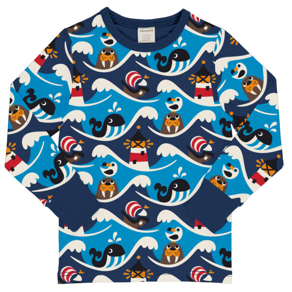 Maxomorra Langarmshirt Ocean
