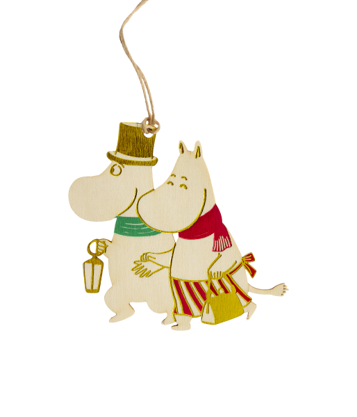 Weihnachtsanhänger Muminmama & Muminpapa