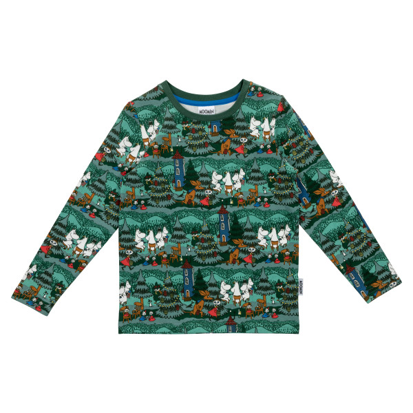 Langarmshirt Mumin 'Yard Fest Green'
