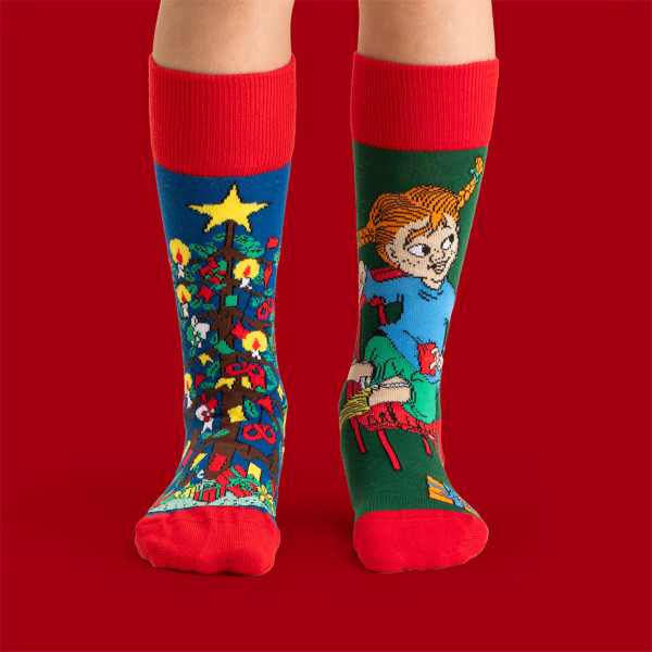 Socken Pippi Langstrumpf 'Pippi rettet Weihnachten' Kids