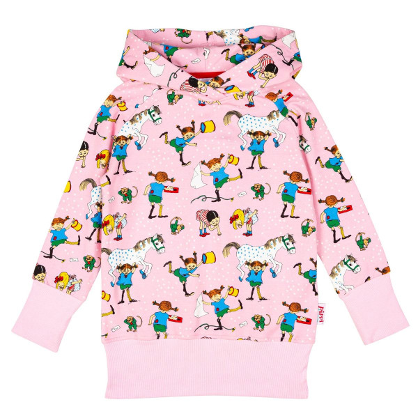 Martinex Pippi Langstrumpf Hoodie rosa