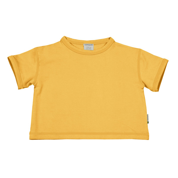 Maxomorra T-Shirt Cropped Yellow Sun