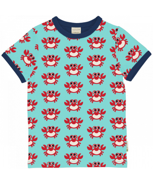 Maxomorra T-Shirt Kurzarm Crab Krabben