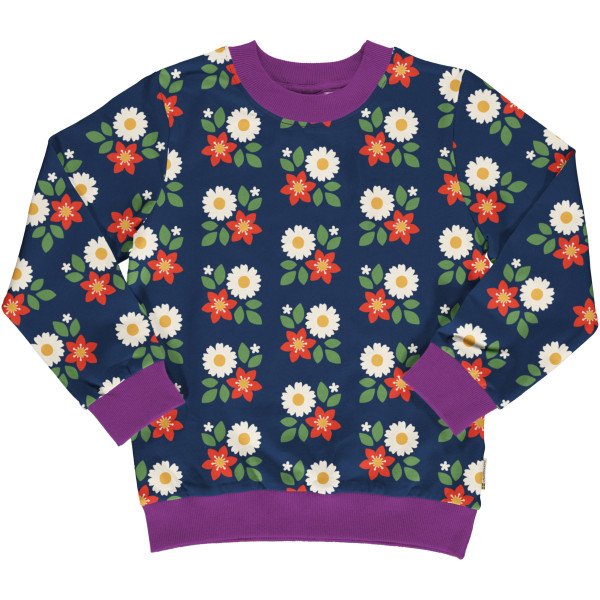 Maxomorra Sweatshirt Flowers
