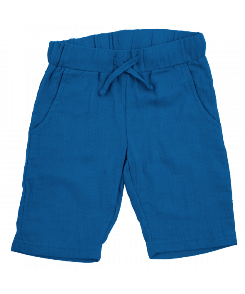 Maxomorra Bermuda Shorts Musselin blau Blue