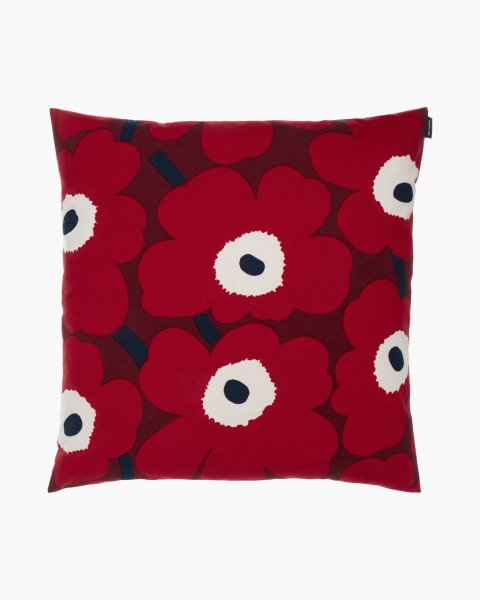 Marimekko Kissenbezug dunkelrot Unikko