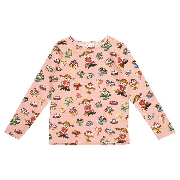 Langarmshirt Pippi Langstrumpf Yummy Rosa