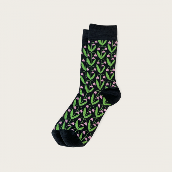 Floryd Linnéa (Moosglöckchen) WOLL Socken