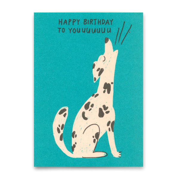 Postkarte 'Birthday dog' - Deli Cards