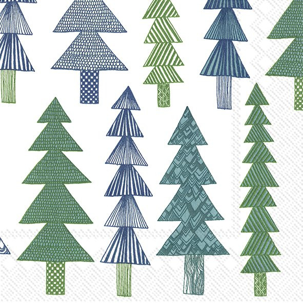 Marimekko Servietten Kuusikossa green