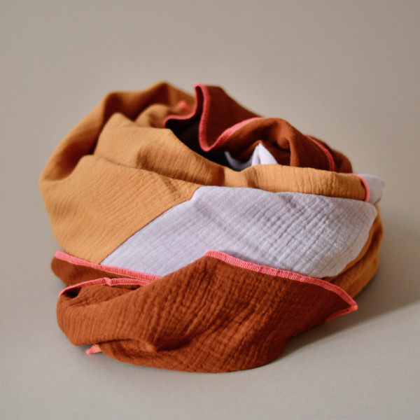 rust rose soft orange