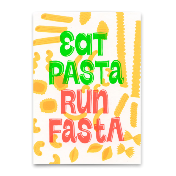 Postkarte Eat pasta - Deli Cards