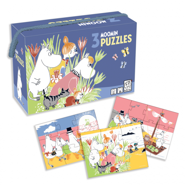 Mumin Puzzle Sommer in Mumintal 3 Puzzles