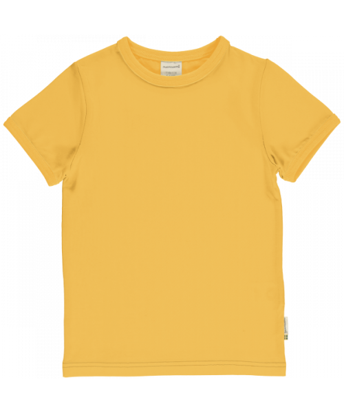Maxomorra T-Shirt Kurzarm Basic gelb Yellow Sun