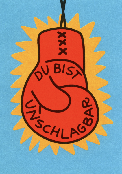 Postkarte Unschlagbar - Deli Cards
