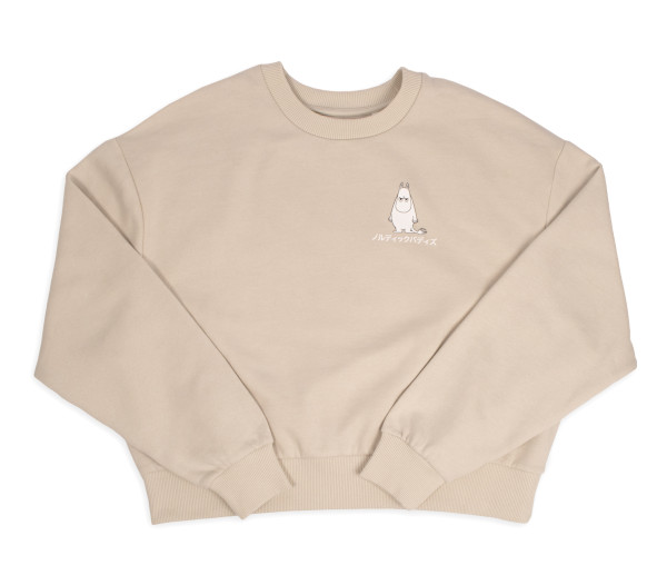 Nordic Buddies Statement Sweatshirt Mumin beige