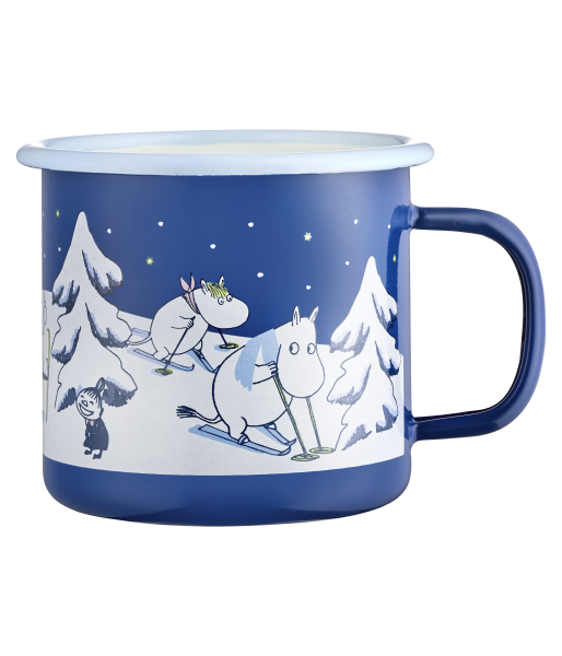 Emailletasse Mumin 'Starry Night' 370ml