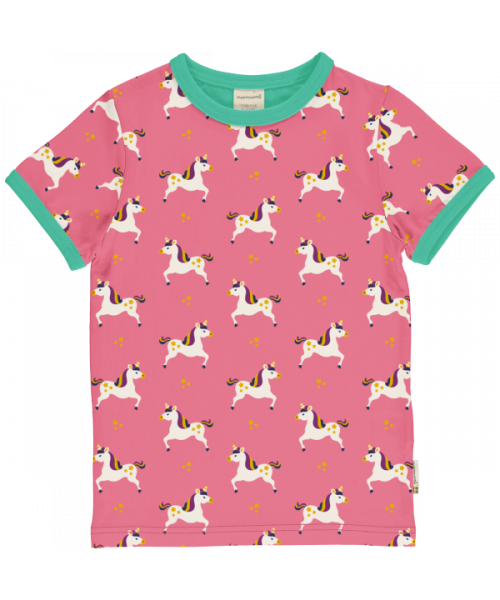 Maxomorra T-Shirt Kurzarm Unicorn