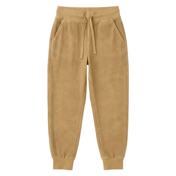 Hose Jogger Corduroy Gelb - Maxomorra