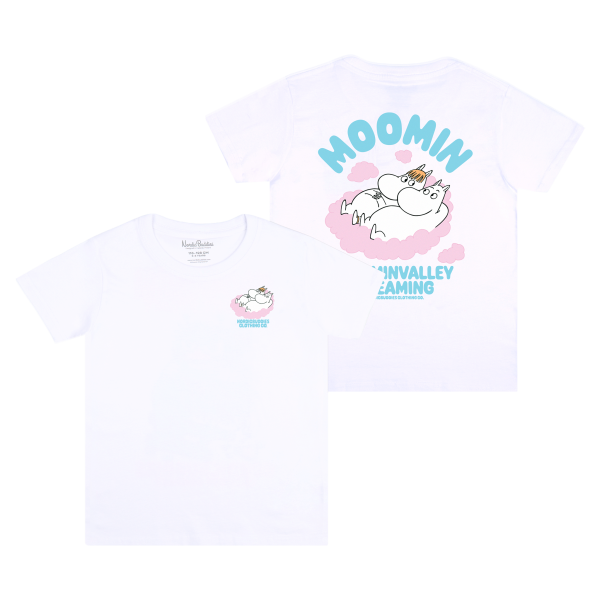 T-Shirt Kids Mumin Moominvalley Dreaming white