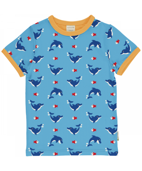 Maxomorra T-Shirt Kurzarm Dolphin