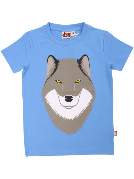 DYR T-Shirt Wolf blau