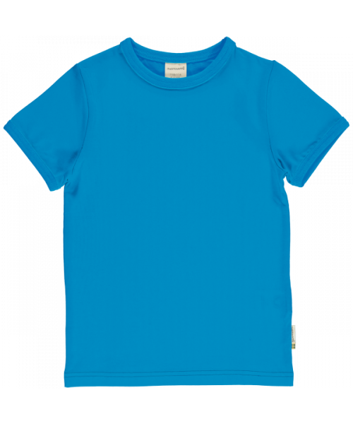 Maxomorra T-Shirt Kurzarm Basic blau Blue Sky