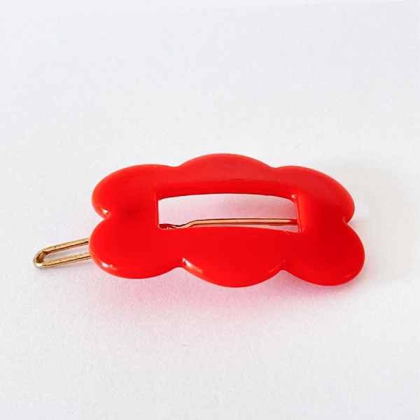 Mimis Glow Haarspange Pica orange