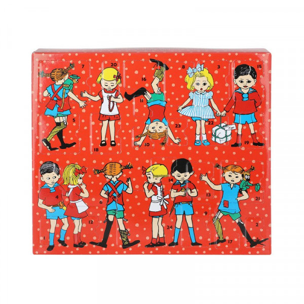 Pippi Adventskalender rot