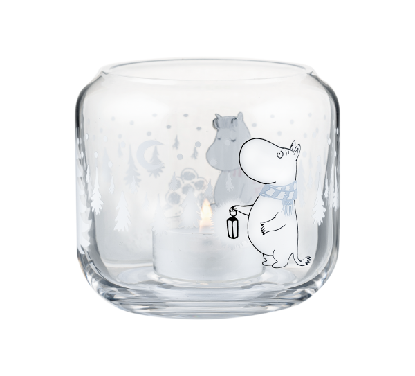 Teelichtglas Mumin Snowfall