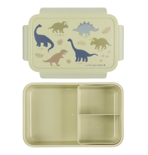 A Little Lovely Company Lunchbox mit Unterteilung Dinosaurie