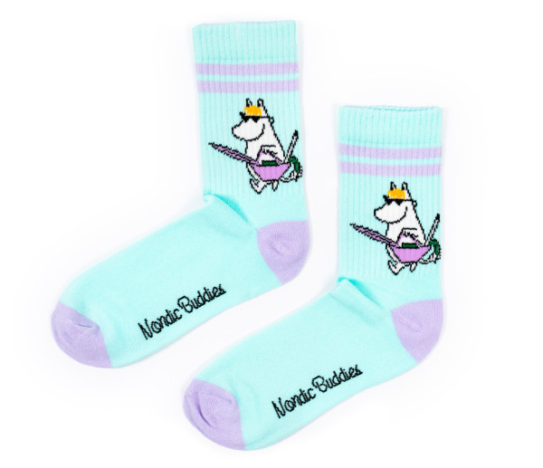 Nordic Buddies Snorkfräulein Retro Tennis Socken Gr. 36-42