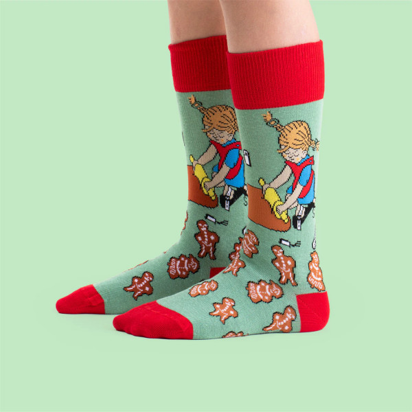 Socken Pippi Langstrumpf 'Pfefferkuchen' Kids