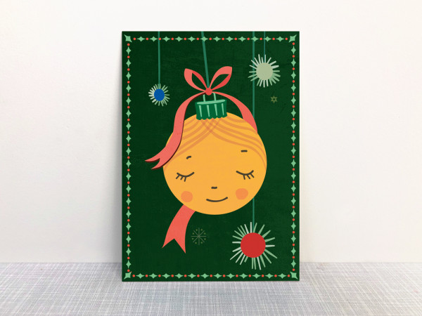 Monimari Karte Christbaumkugel