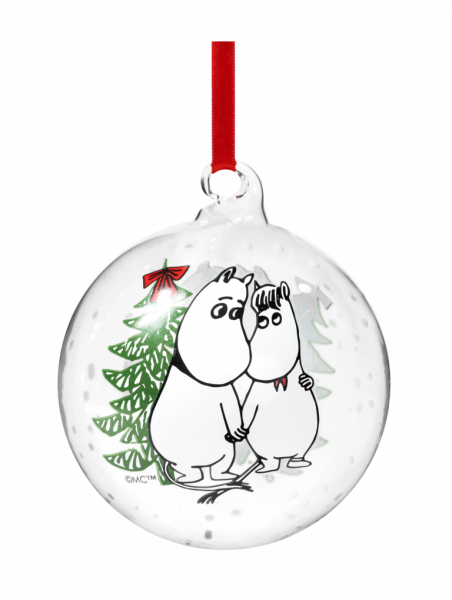 Muurla Christbaumkugel Mumin und Snorkfraeulein