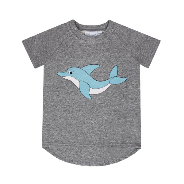 Dear Sophie T-Shirt Delphin Dolphin grau