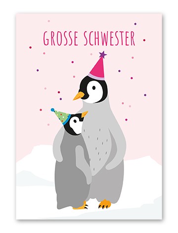 Tante Trudel Karte Große Schwester