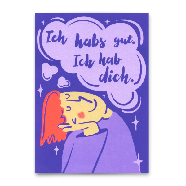 Postkarte 'Ich habs gut' - Deli Cards