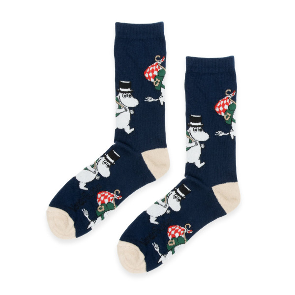 Socken 'Muminpapa wandert' schwarz Gr. 40-45