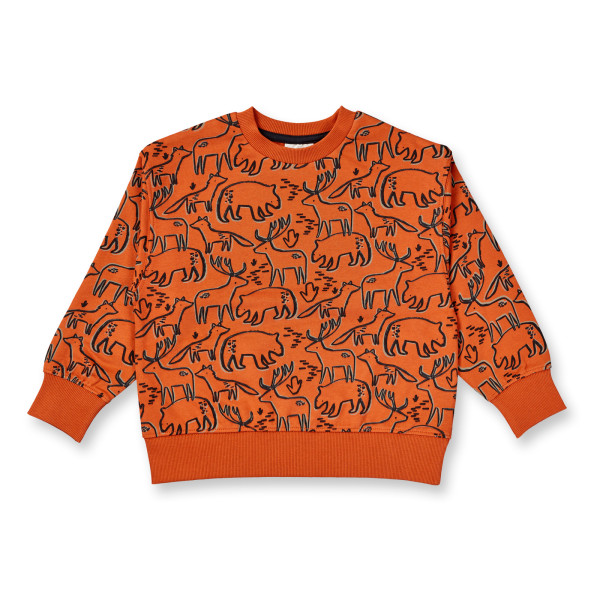 Sense Organics Sweatshirt Forest orange