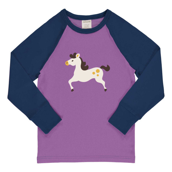 Maxomorra Langarmshirt Raglan Horse Pferd